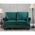 Pouf rettangolare imbottito con gambe in legno