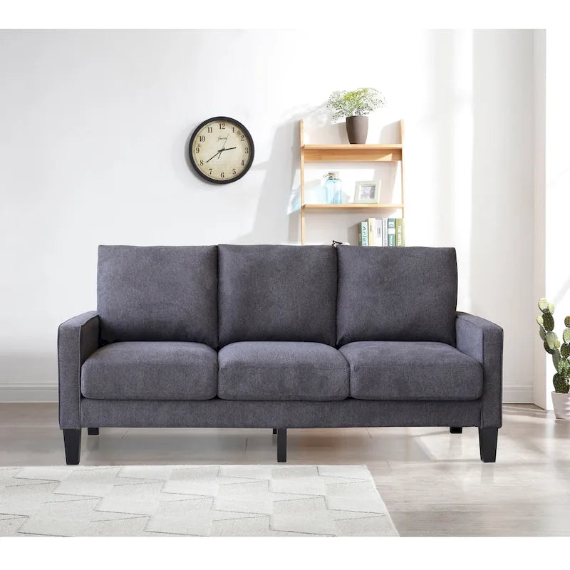 Divano in tessuto beige per soggiorno moderno