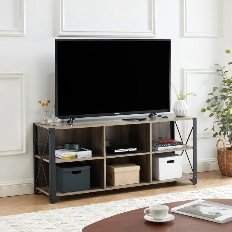 Mobile TV in legno, consolle multimediale, centro di intrattenimento
