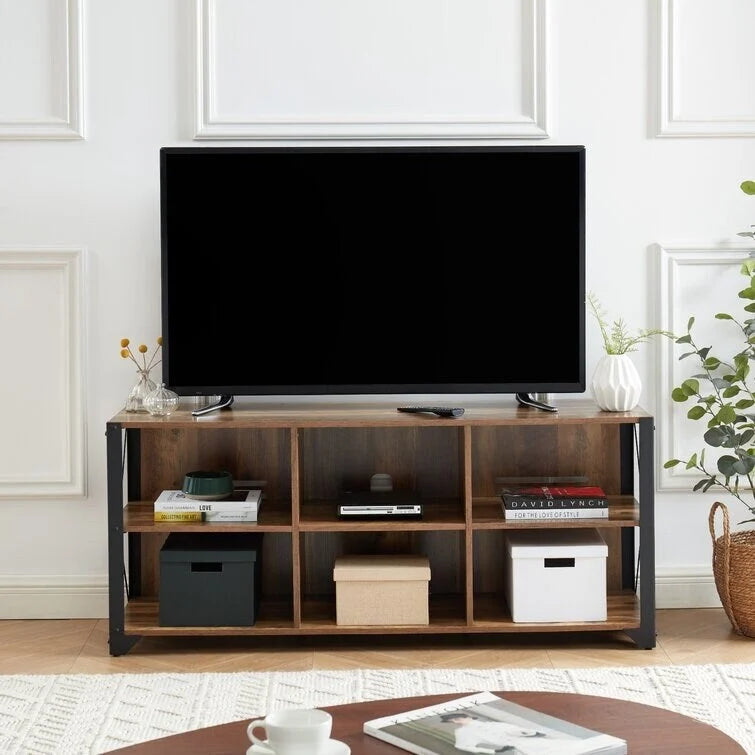 Mobile TV in legno, consolle multimediale, centro di intrattenimento